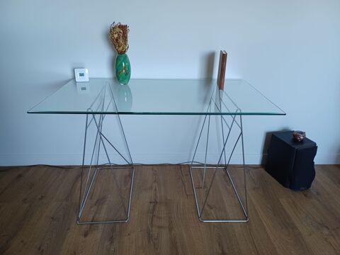Bureau lgant en verre 90 Tournefeuille (31)