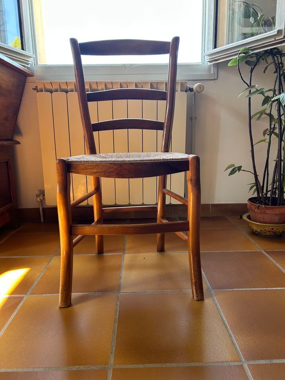 7 chaises en paille Meubles