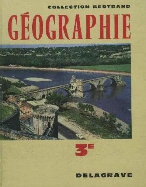 Ancien livre de G�ographie classe de 3e _des ann�es 1962   
50 Toulouse (31)