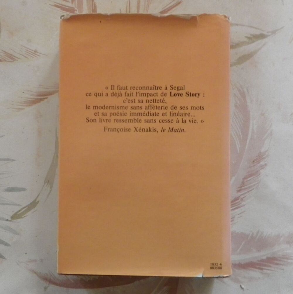 UN HOMME UNE FEMME UN ENFANT d Erich SEGAL France Loisirs V2 Livres et BD