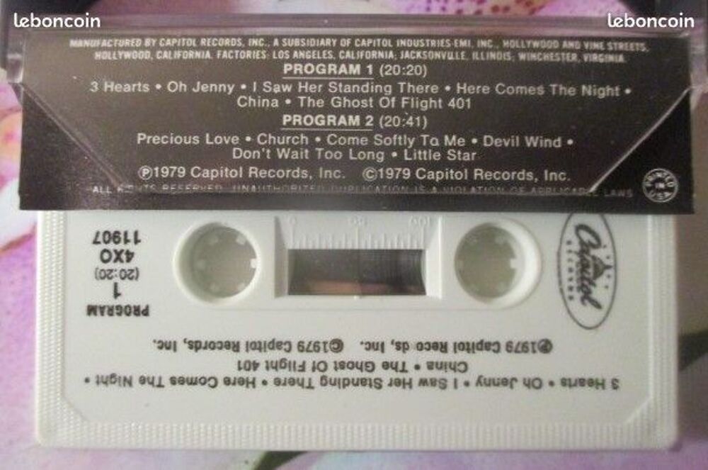 Cassette audio Bob Welch CD et vinyles