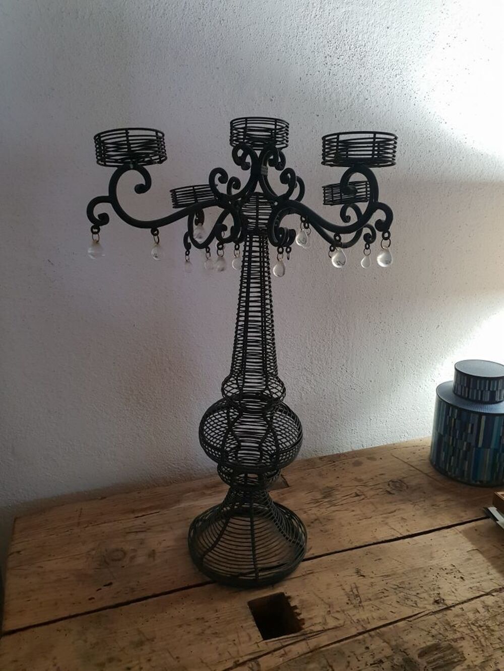 chandelier en fils de fer Décoration