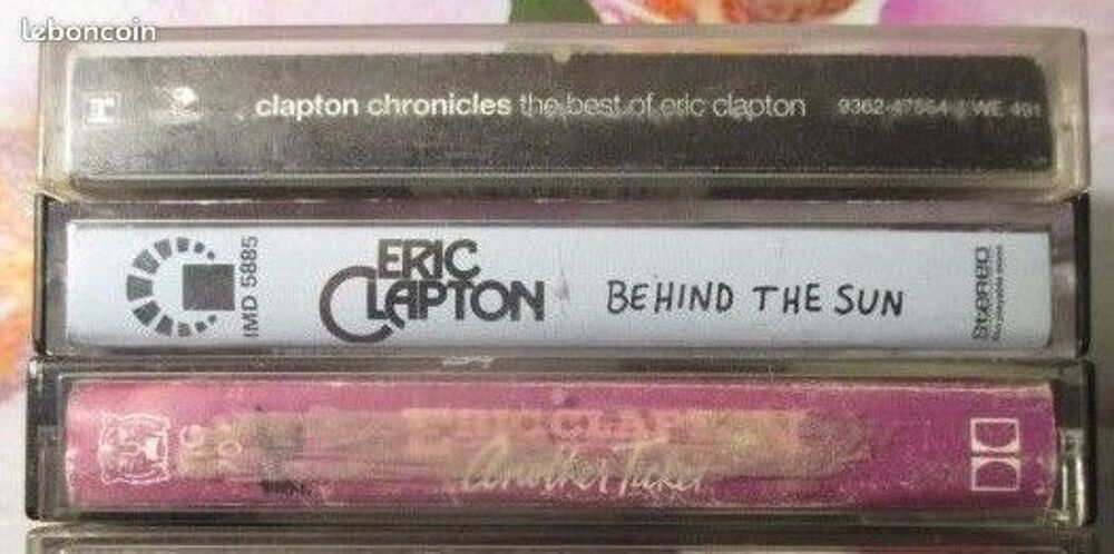 Cassettes audio Eric Clapton CD et vinyles