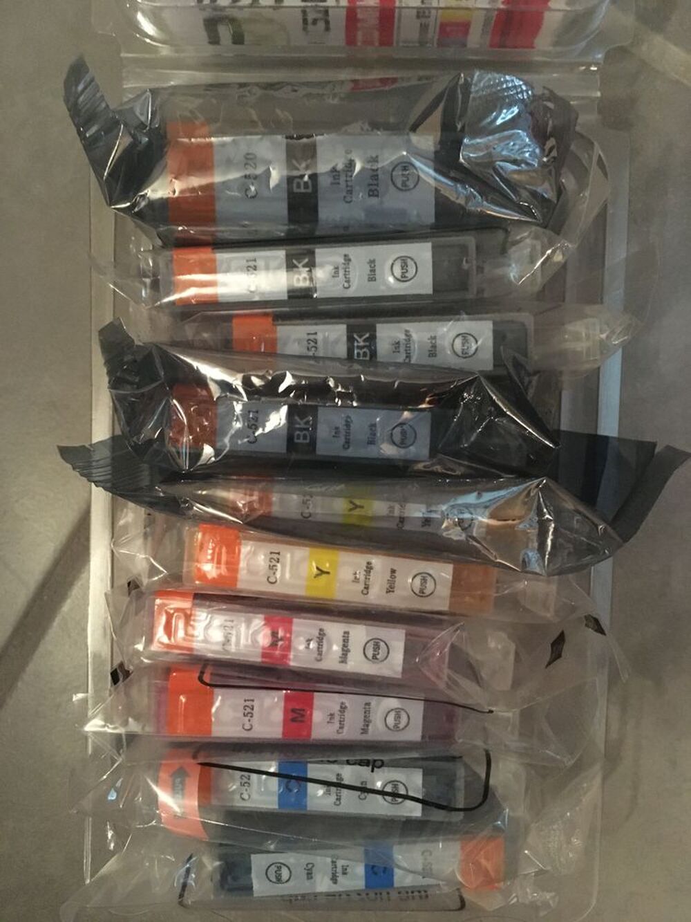 lot de 10 cartouches compatibles Canon Matériel informatique