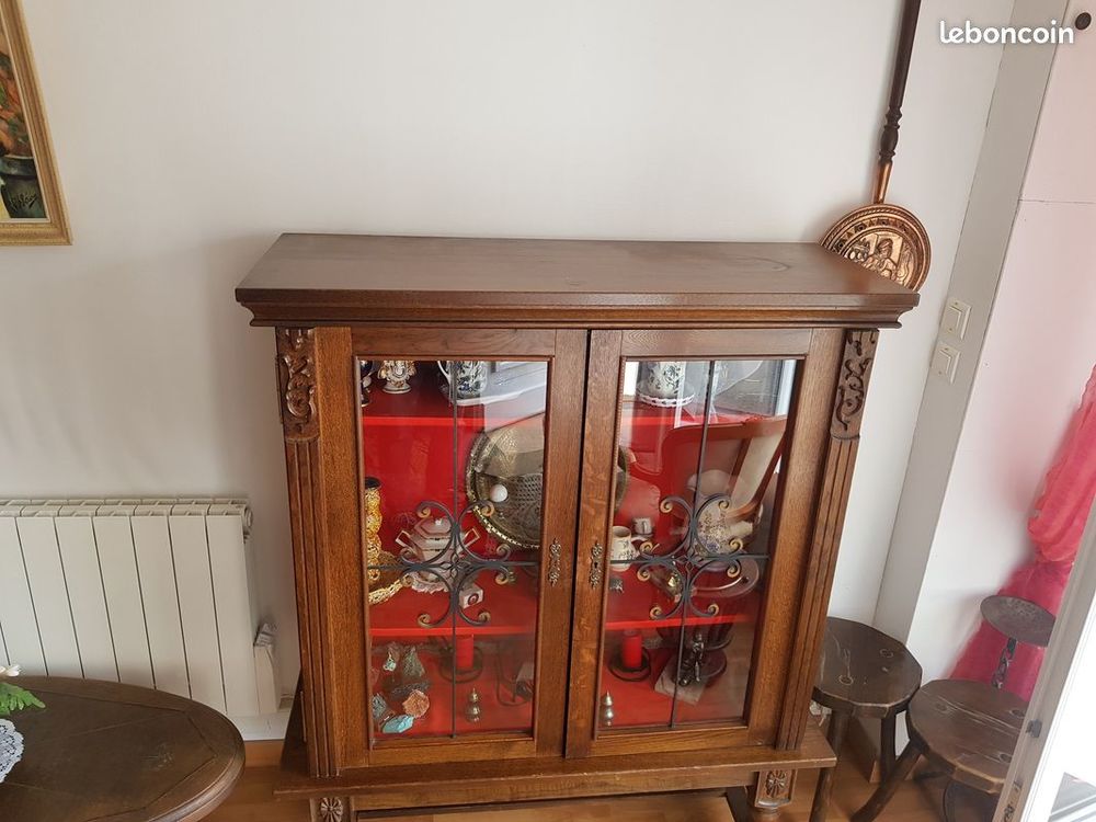 MEUBLE VITRINE BOIS RUSTIQUE OCCASION Meubles