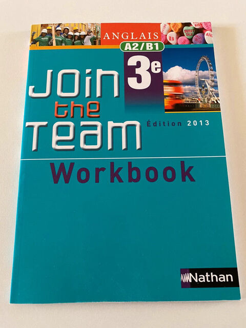 Workbook Join The Team 3ème 8 Strasbourg (67)