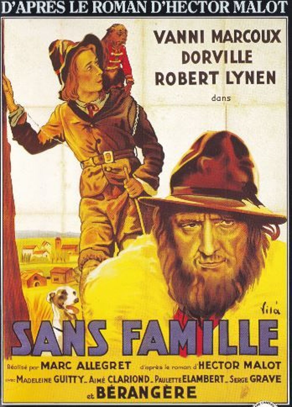 SANS FAMILLE film de marc allegret avec robert lynen DVD et blu-ray