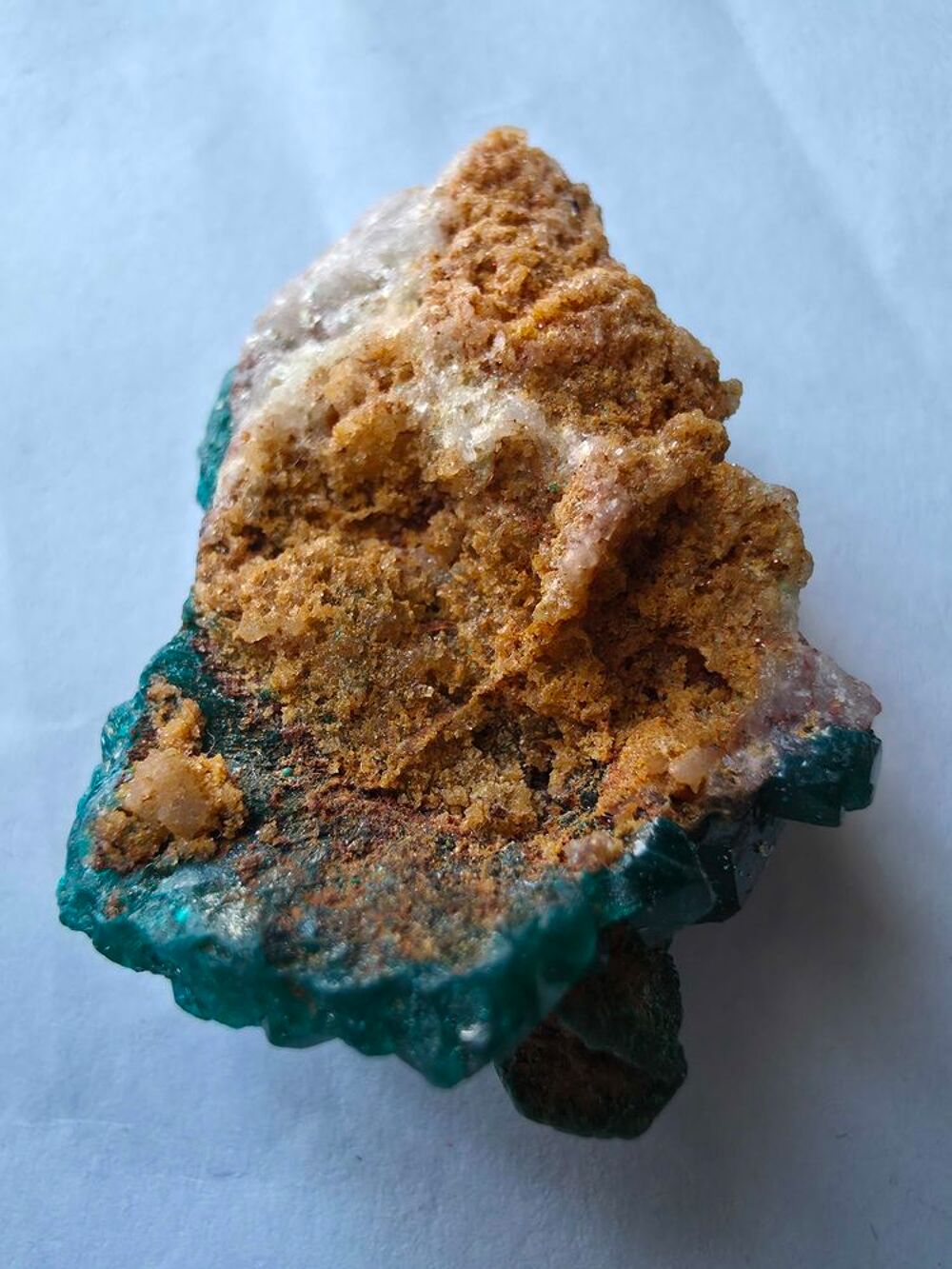 V&eacute;ritable Dioptase Vert Emeraude-Sp&eacute;cimen Rare 