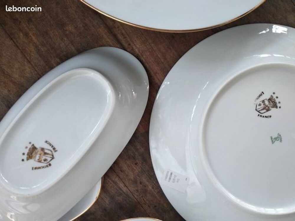 Ensemble Porcelaine Limoges 8 pi&egrave;ces Cuisine
