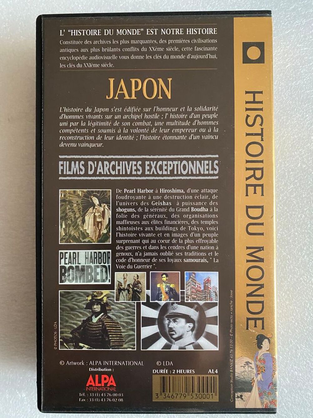 Japon : 2000 ans d'histoire japonaise _ VHS DVD et blu-ray