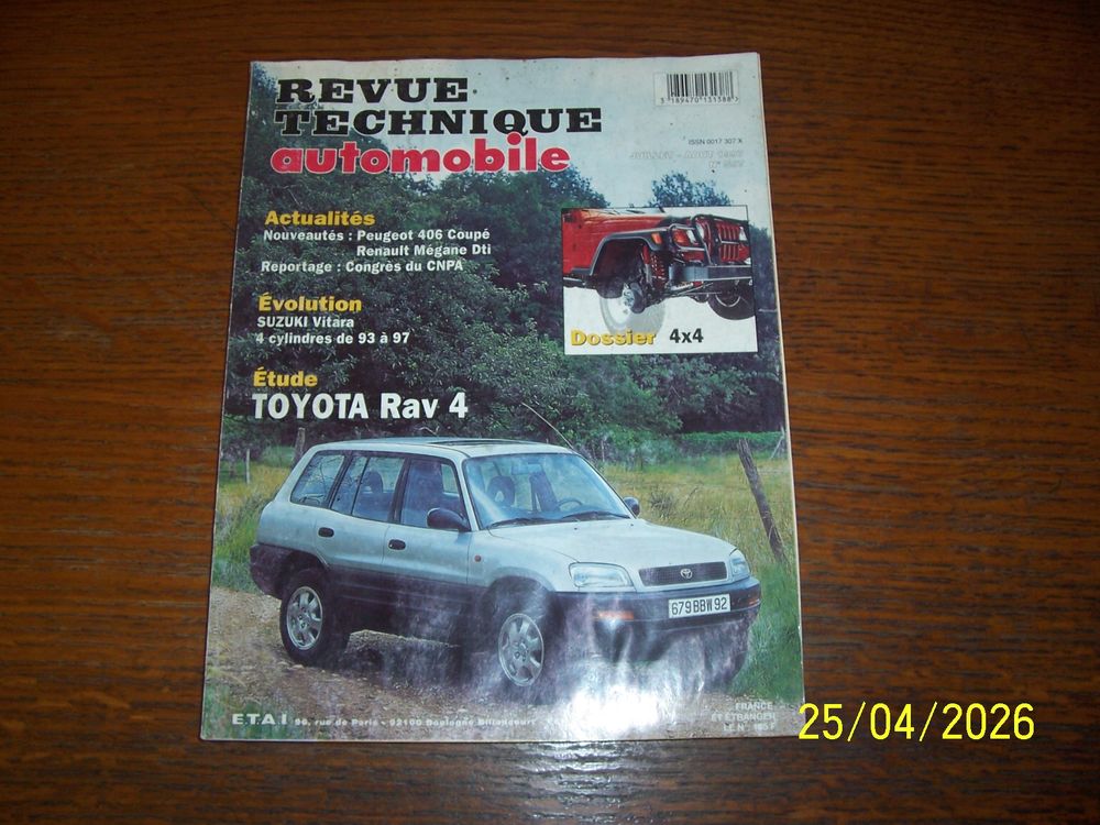 revue technique toyota rav 4 Livres et BD