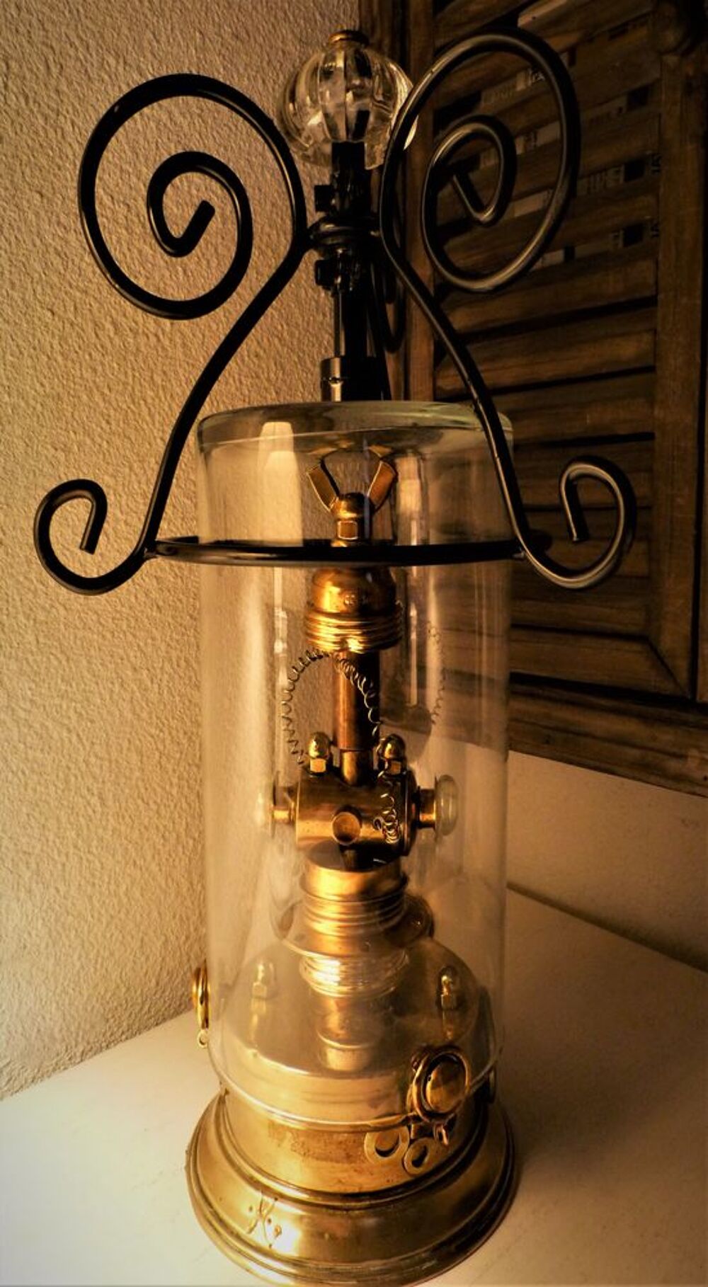 Globe de Curiosit&eacute; "FANTASY MACHINE XIX" Cr&eacute;a. Steampunk Décoration
