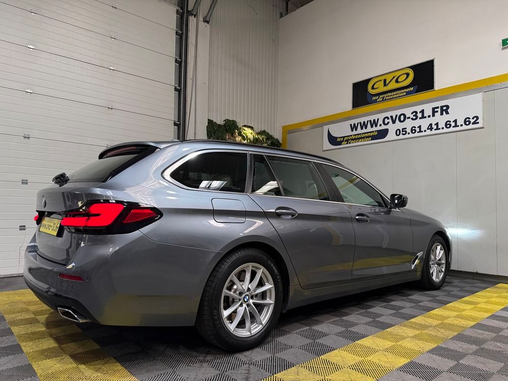 S&eacute;rie 5 Touring 518d TwinPower Turbo 150 ch BVA8 Lounge 2021 occasion 31100 Toulouse