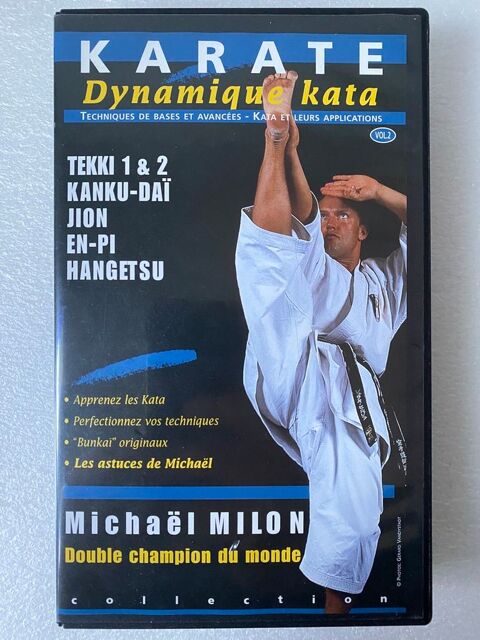  Karate Dynamique Kata Vol 2 _ MICHAEL MILON _VHS SECAM 12 Jou�-l�s-Tours (37)