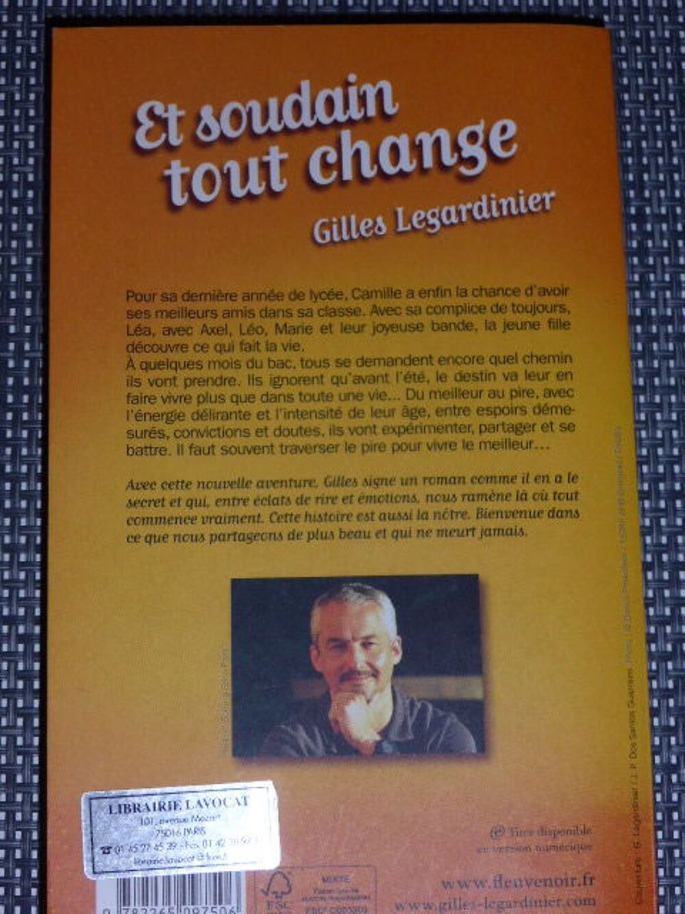 Et soudain tout change Gilles Legardinier Livres et BD