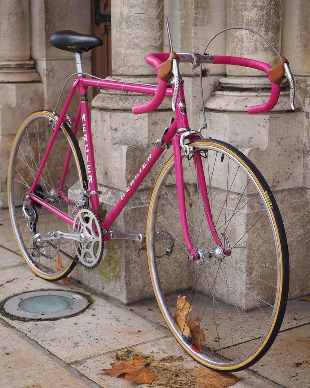 Vélo De Course Mercier Vintage – Cadre Rose – Vélo Route Rétro