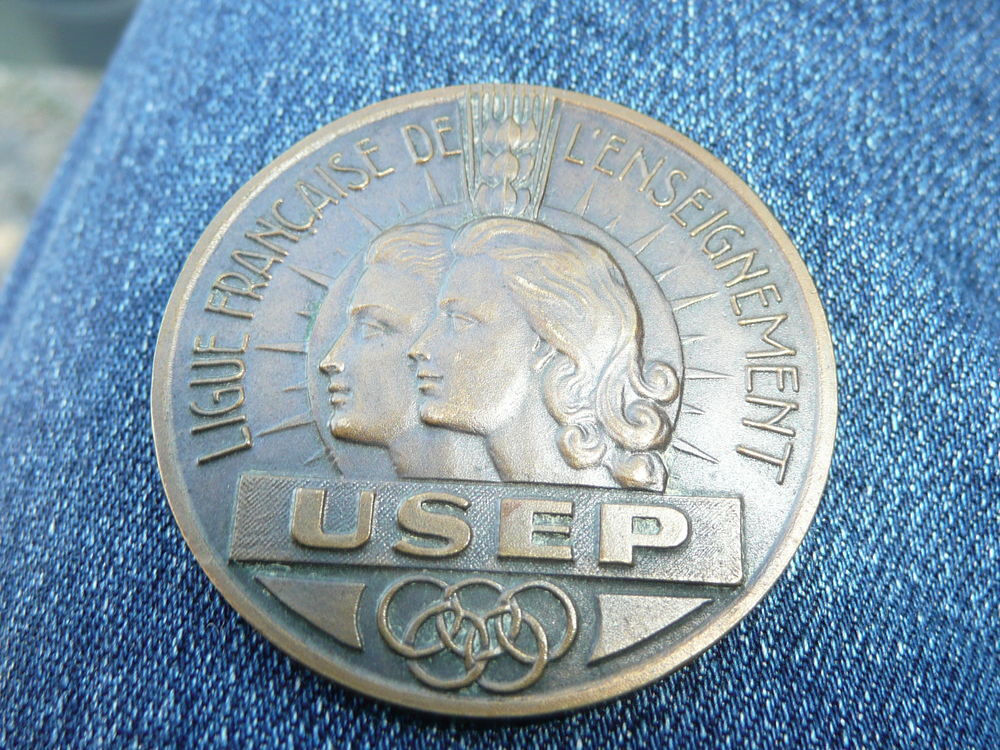 M&eacute;daille ligue fran&ccedil;aise de l'enseignement USEP 