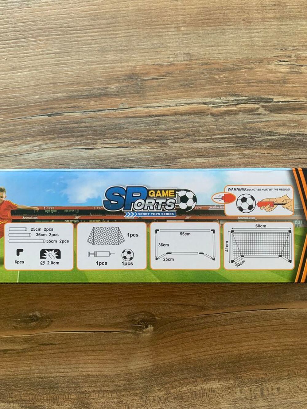 Cage de football enfant d&eacute;montable + ballon Jeux / jouets
