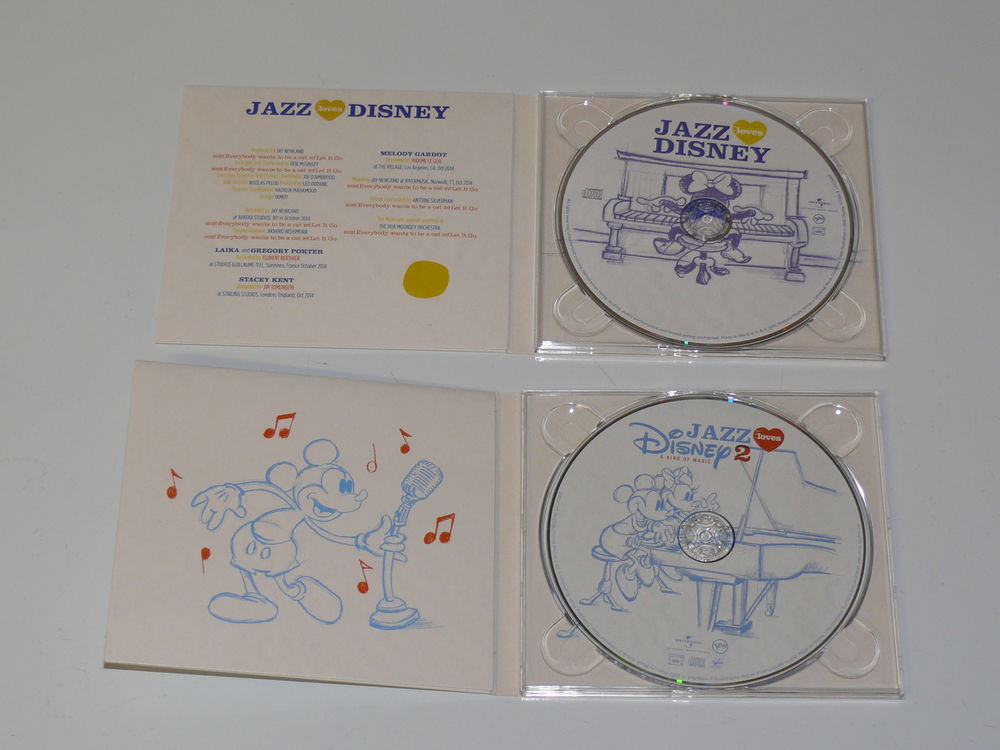 Coffret CD "Jazz Disney" CD et vinyles