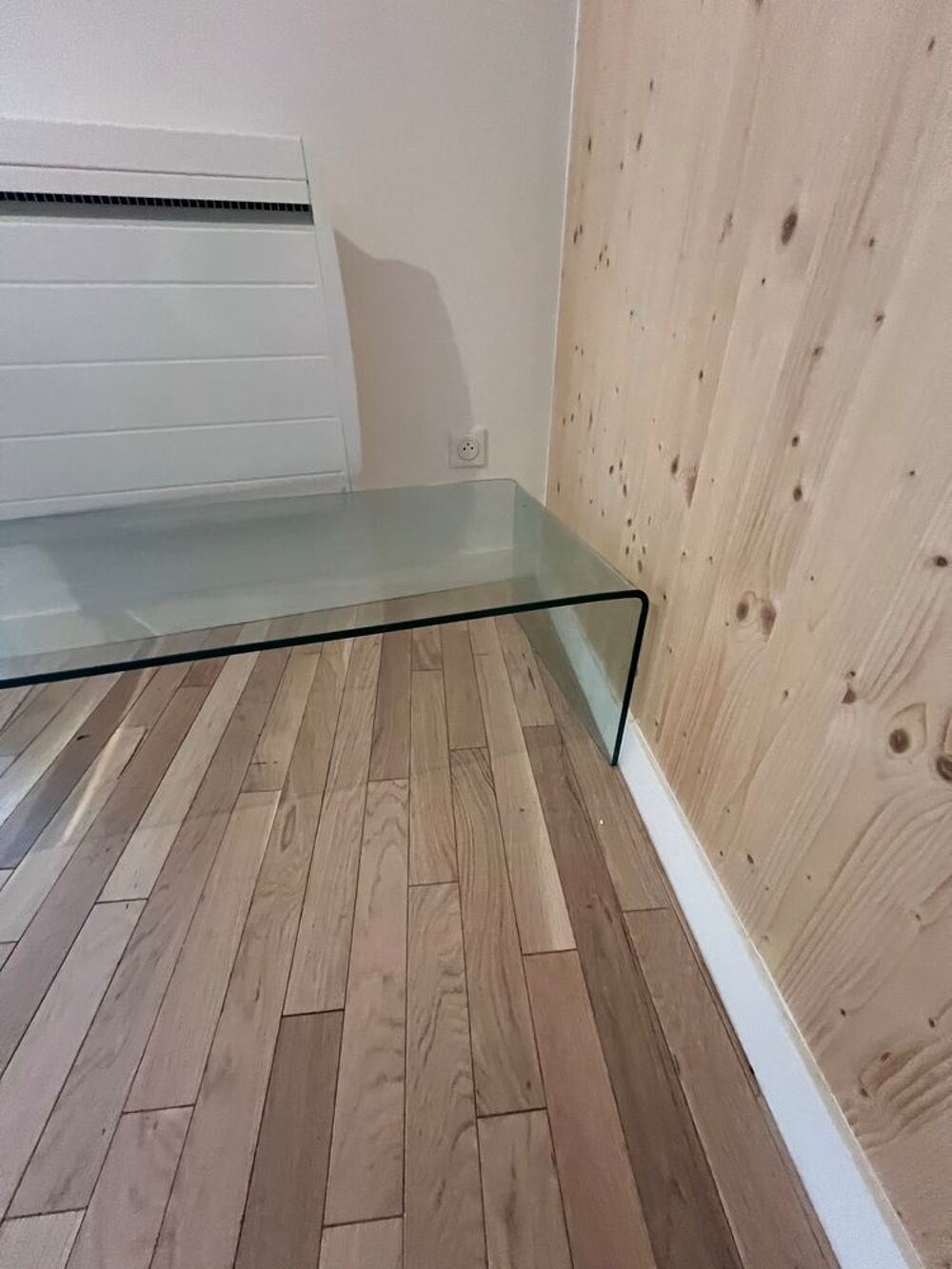 3 Tables basses minimaliste en verre Décoration
