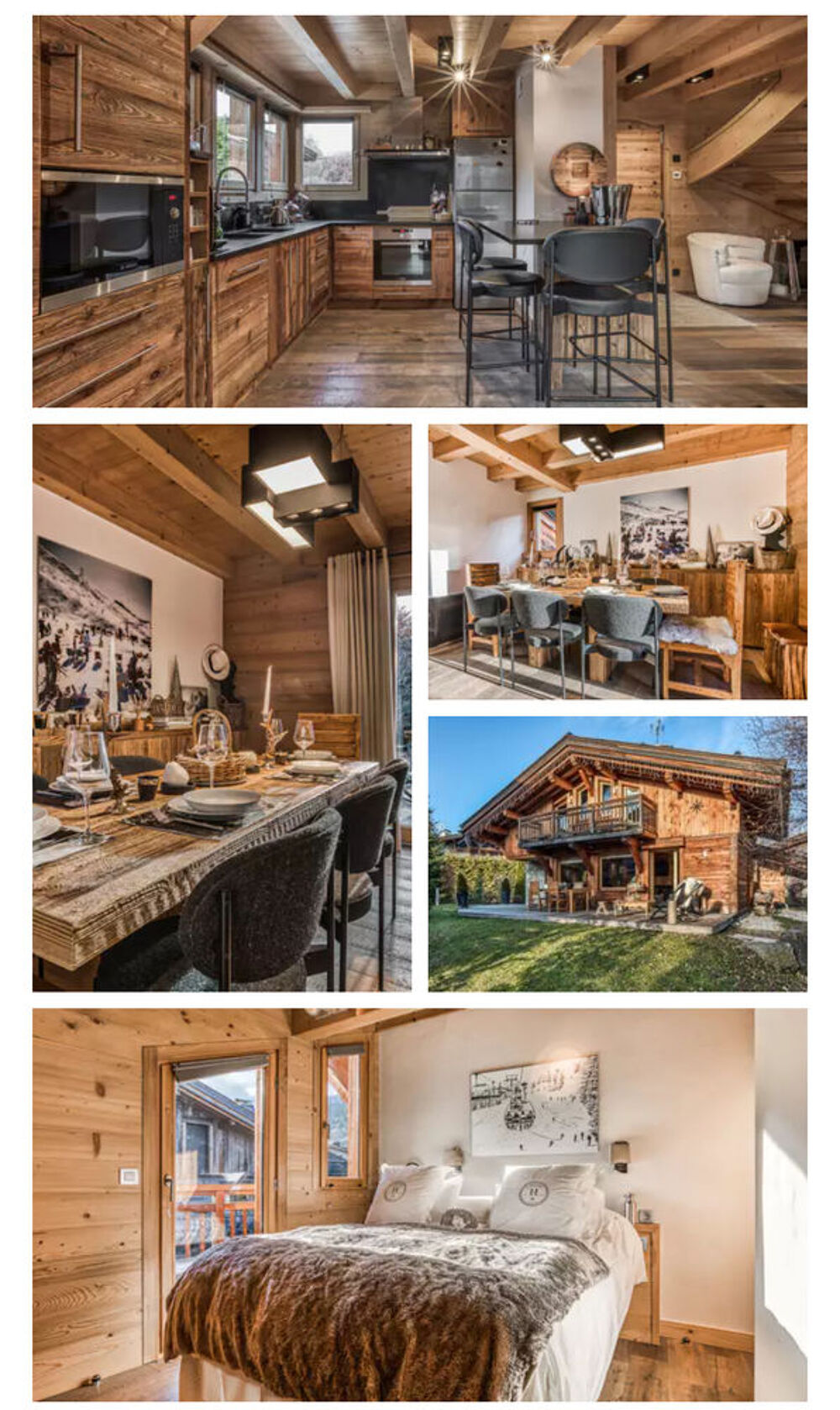   74120.Megève chalet vacance 3 Chbr.3sdb.4wc 6 pers 1enf Rhône-Alpes, Megève (74120)