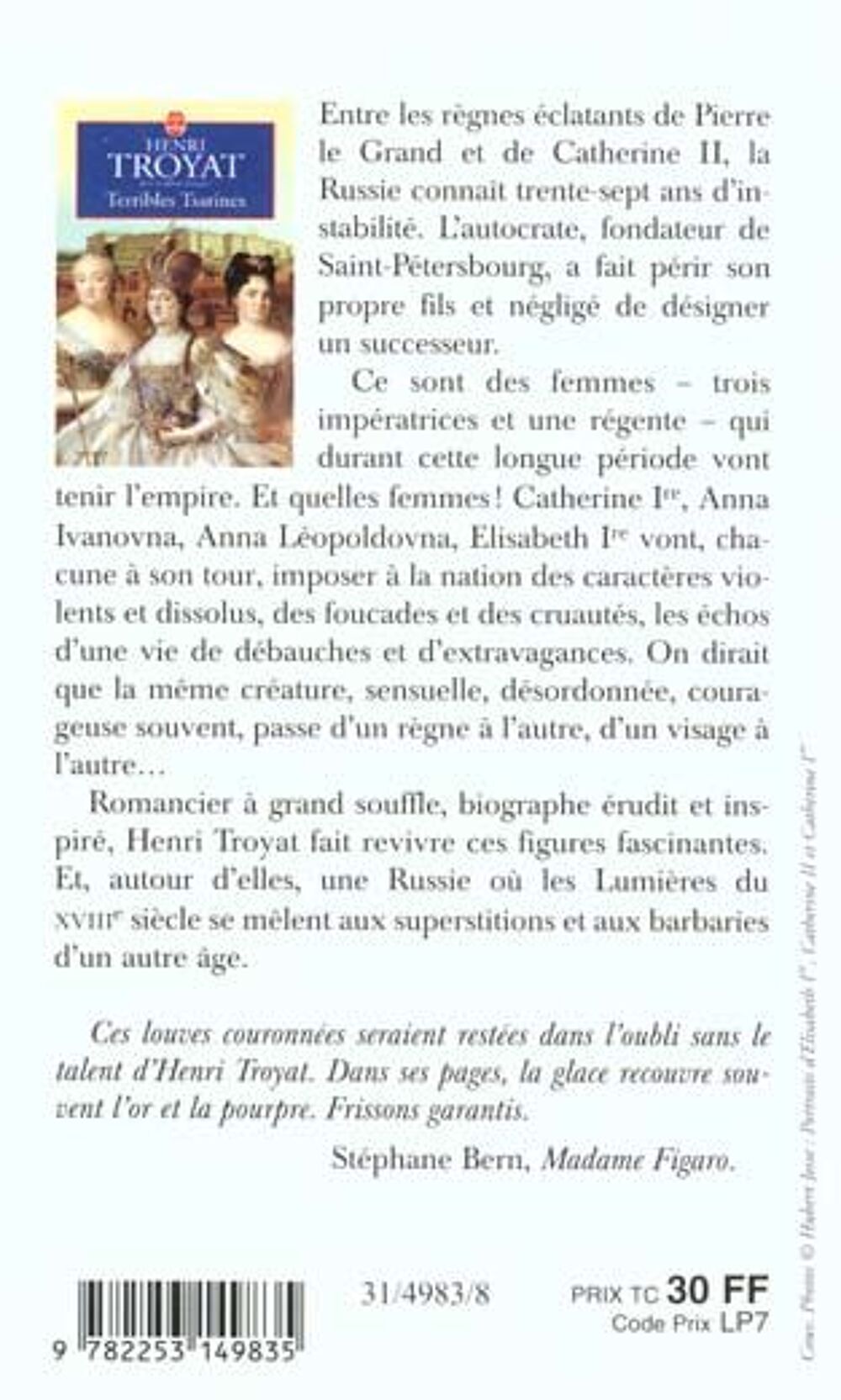 Terribles tsarines Livres et BD