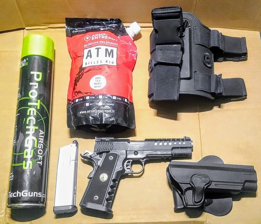 Pistolet Airsoft WE Hi-Capa 5.1 K2 GBB Sports