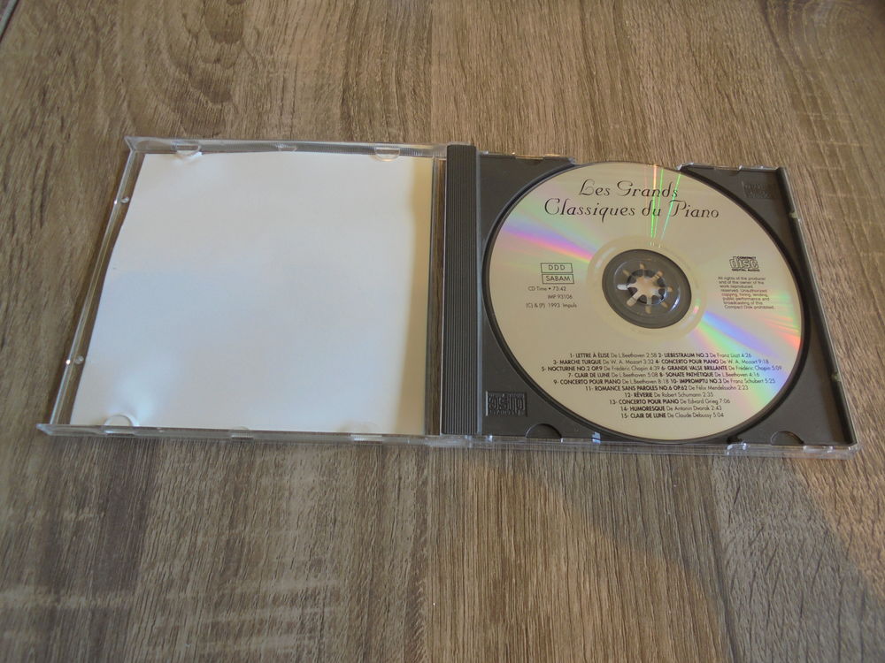 CD Les grands classiques du piano CD et vinyles