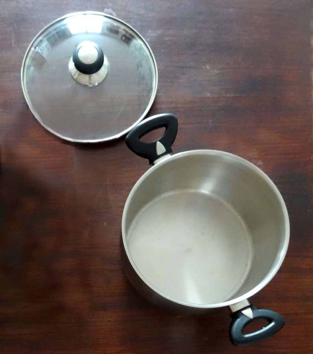 Faitout inox d.24cm, tous feux dont induction. TBE Cuisine