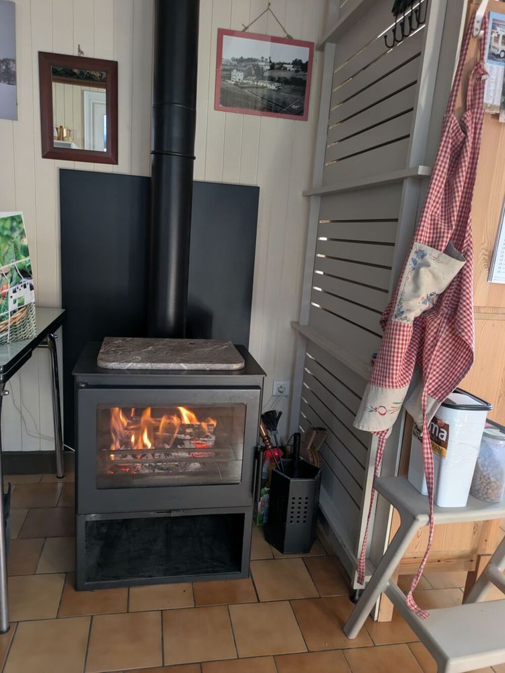 Poele &agrave; bois Bricolage