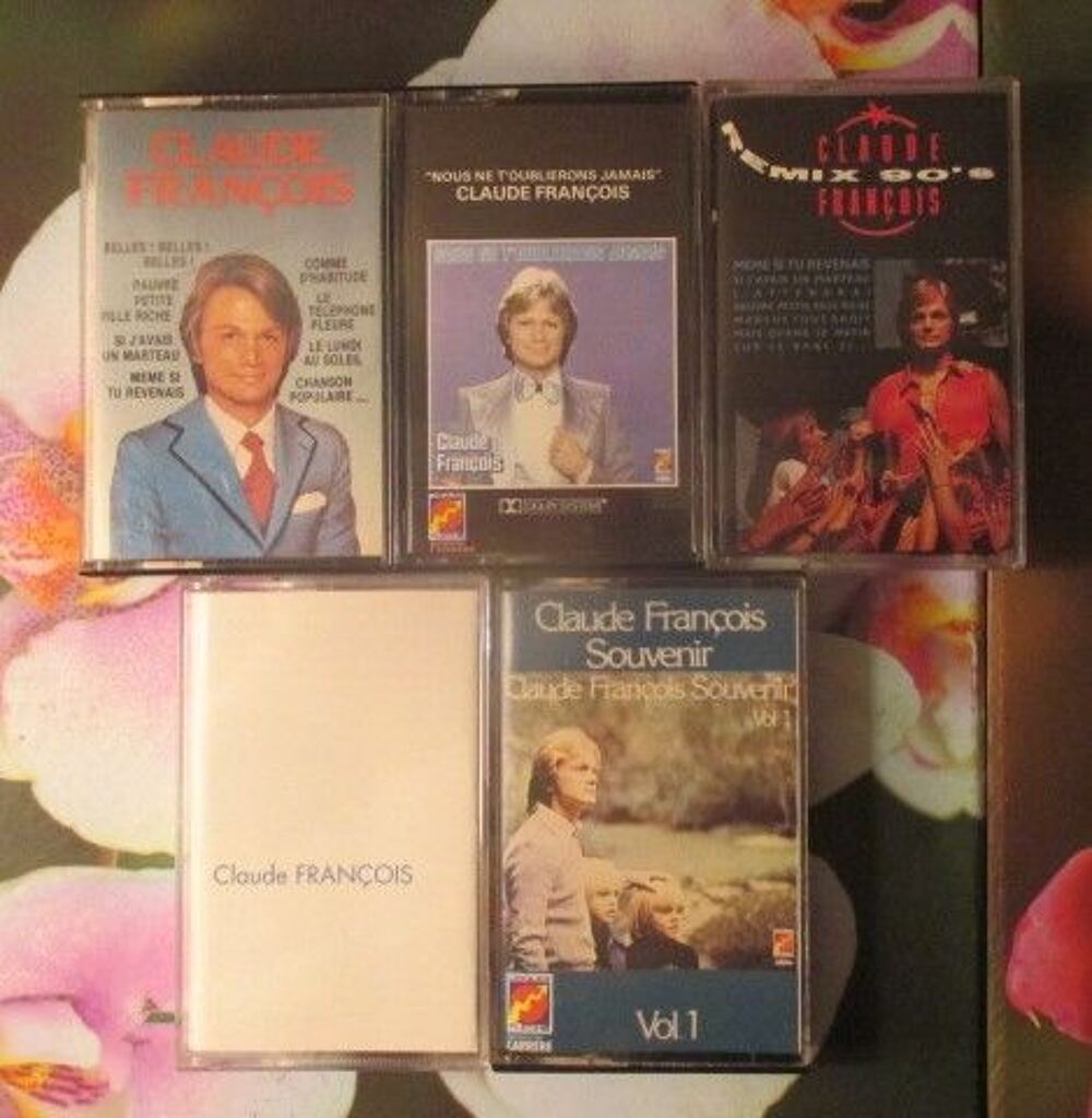 Cassettes audio &quot; Claude Fran&ccedil;ois &quot; CD et vinyles