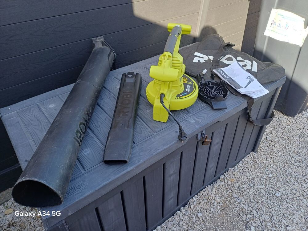 RYOBI - souffleur aspiro broyeur 3000 W Jardin