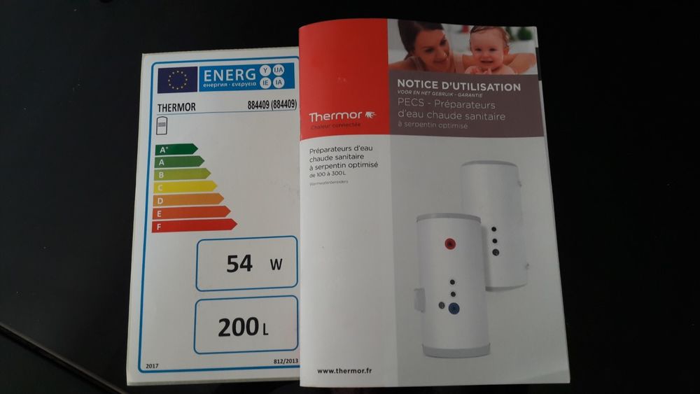 Ballon thermocoupl&eacute; Thermor 200 litres NEUF Electroménager