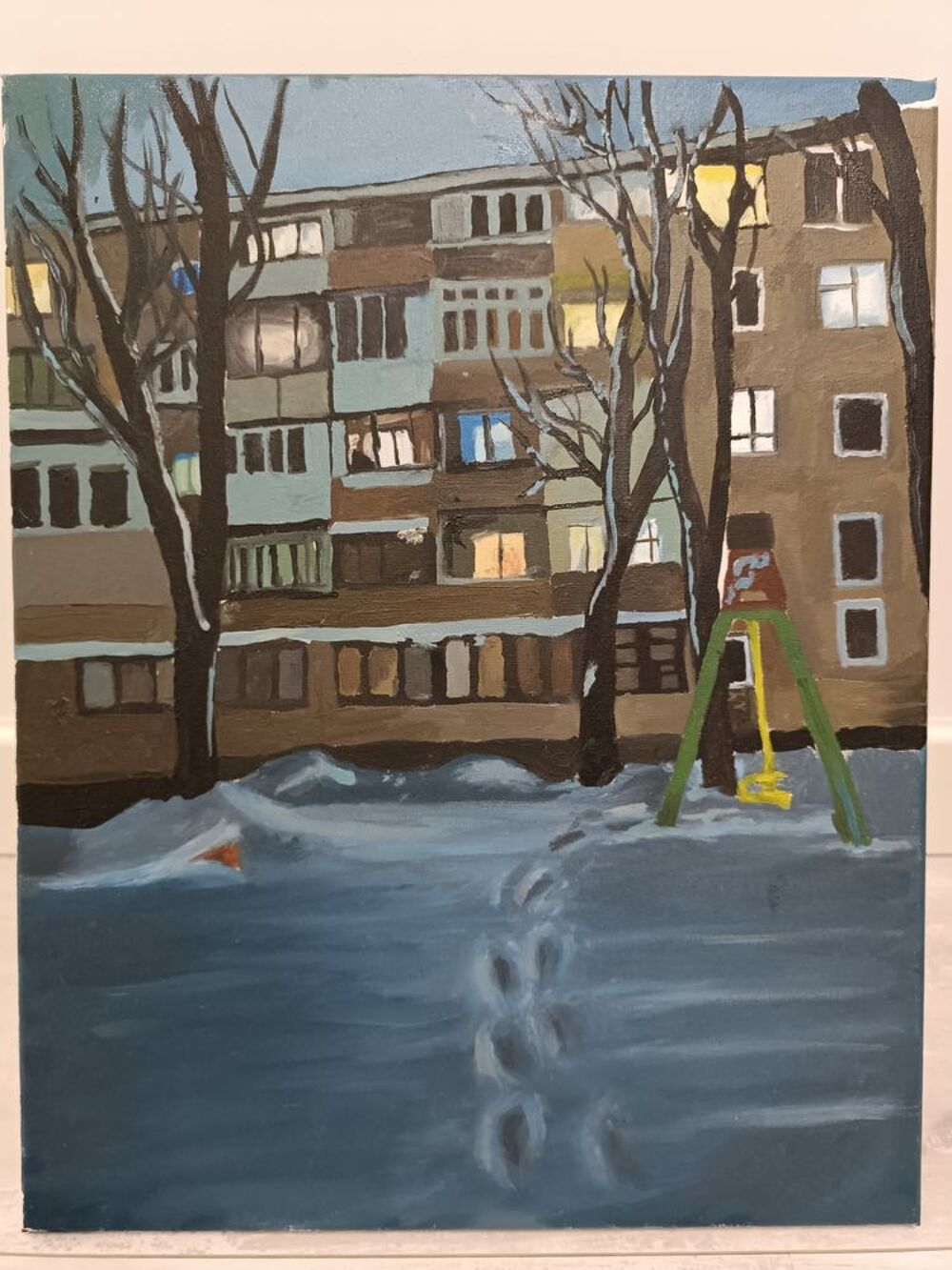 Tableau peinture huile Dcoration