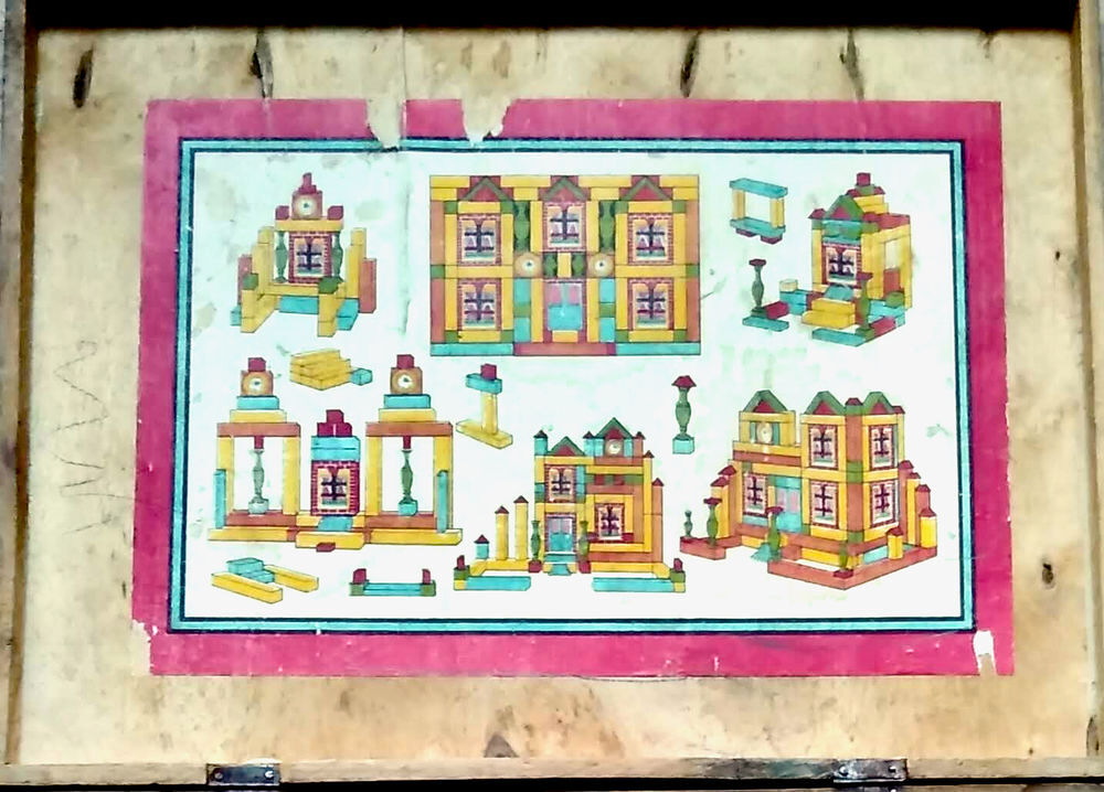 boite de cubes des ann&eacute;es 30 Jeux / jouets