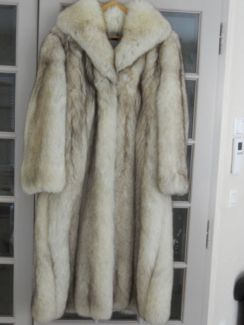 manteau de fourrure en renard bleu du canada Vêtements
