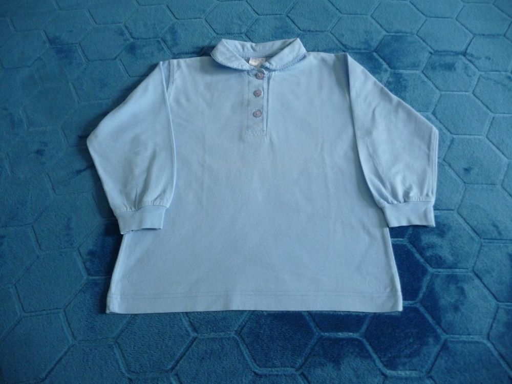 Polo bleu manches longues taille 4 ans Vêtements enfants