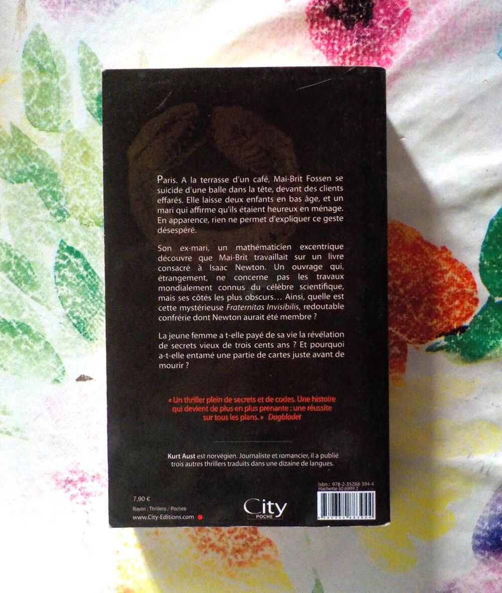 LA CONFRERIE DES INVISIBLES de Kurt AUST Ed. City Poche Livres et BD