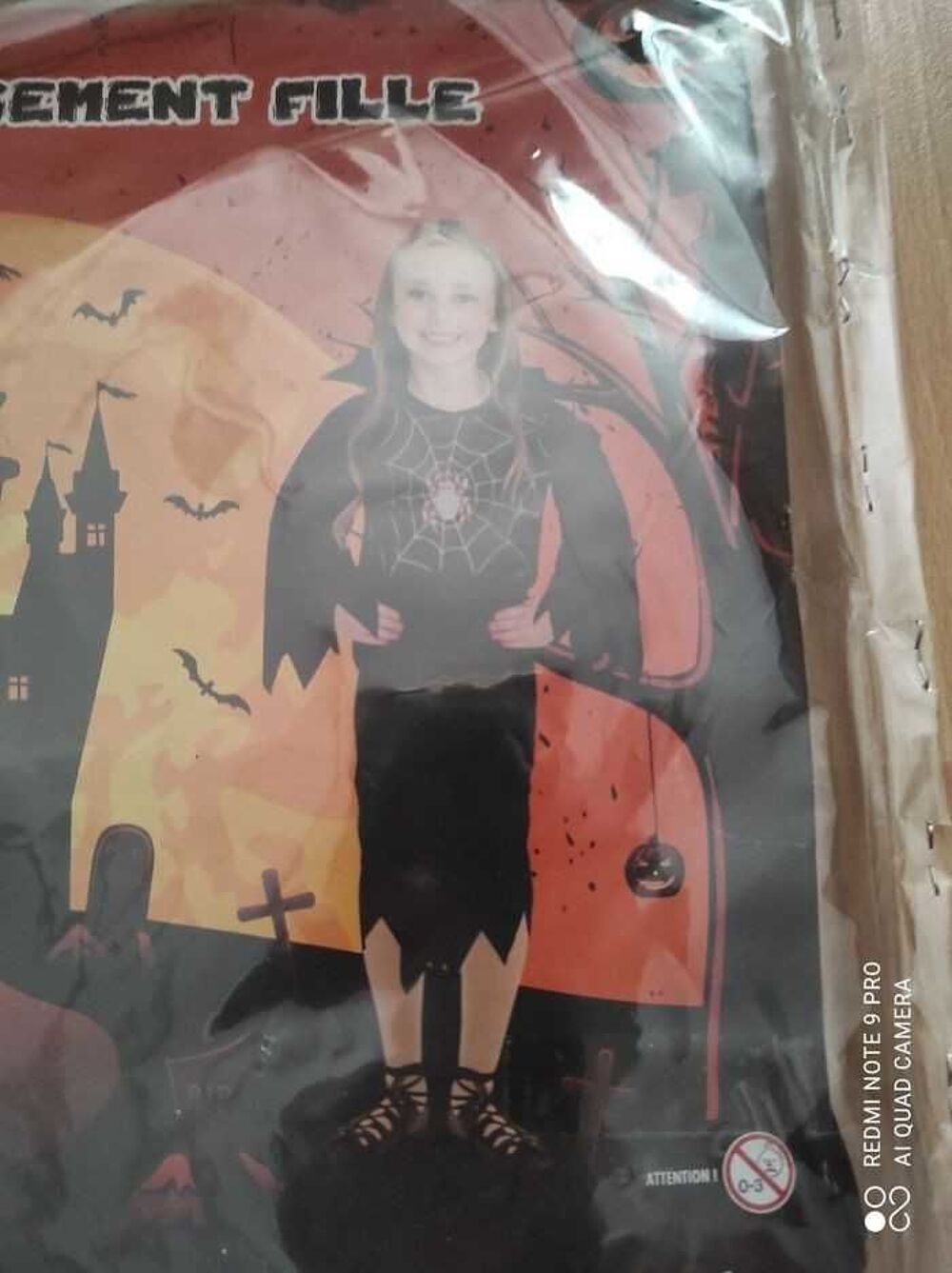 d&eacute;guisement halloween enfant sorci&egrave;re 4/6 ans Vêtements enfants
