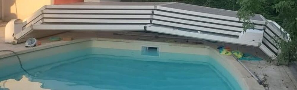 Abri piscine gigogne Easy Cover 5 panneaux Jardin