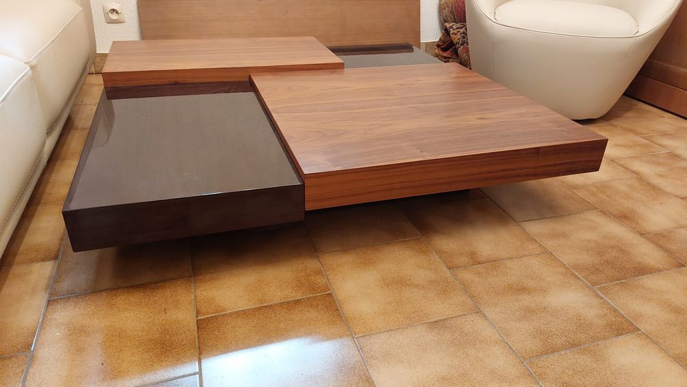 table basse roche bobois noyer neuve 850 euros Meubles