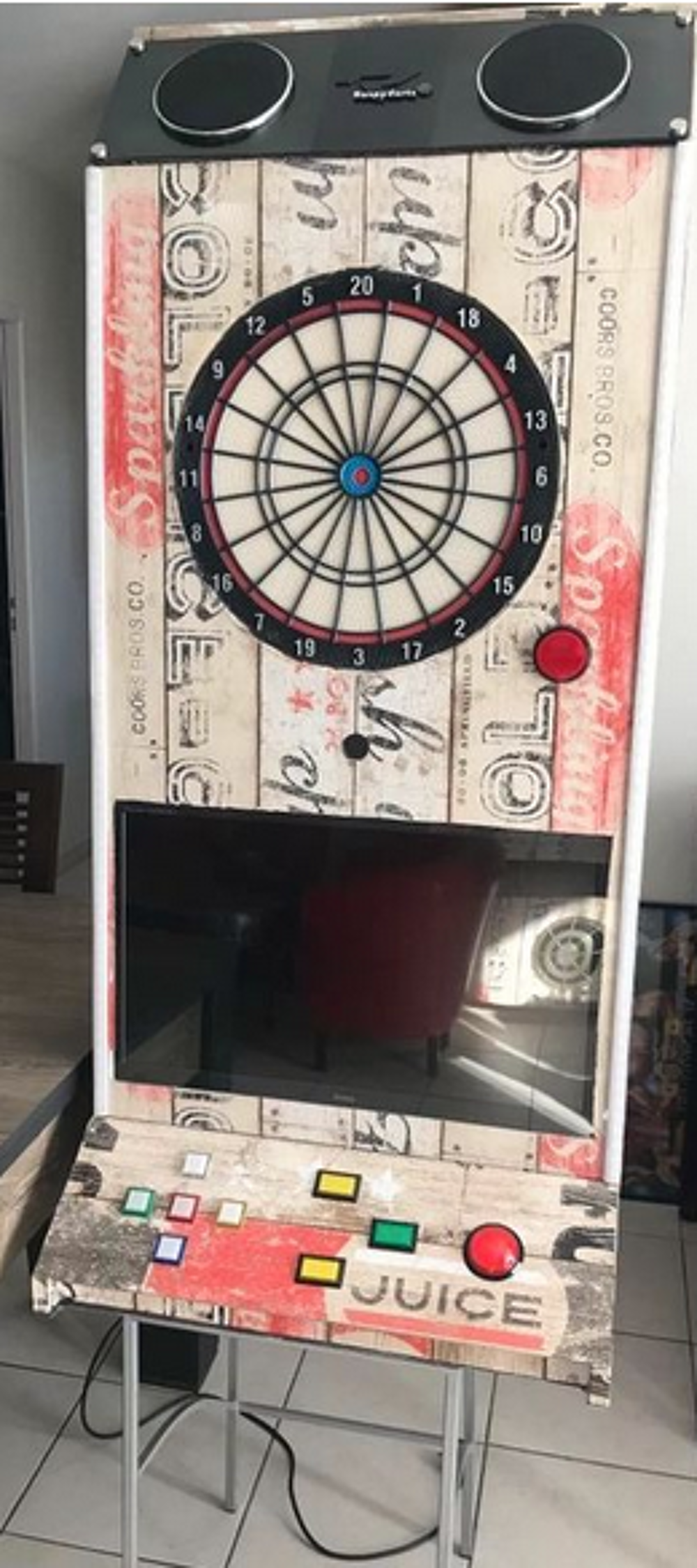 VDARTS Cible fl&eacute;chettes &eacute;lectronique bar 2022 connect&eacute;e Consoles et jeux vidéos