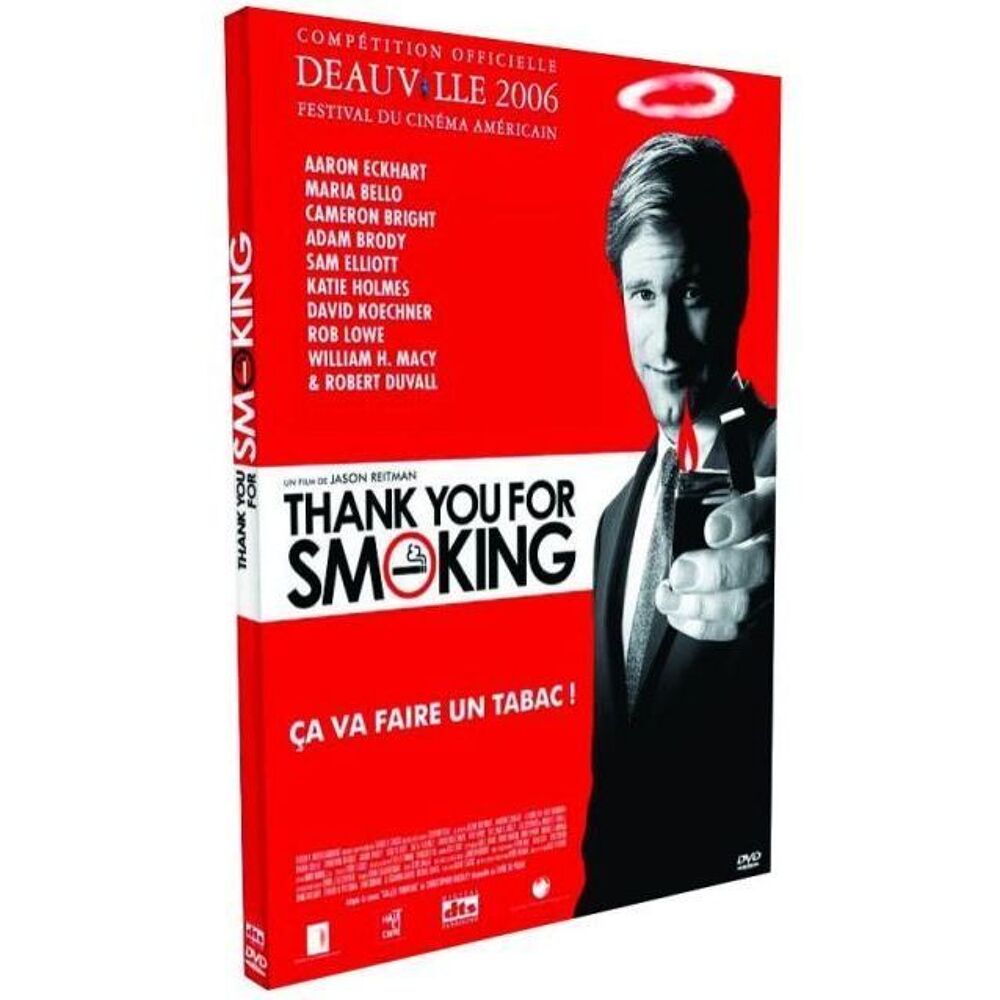 DVD THANK YOU FOR SMOKING DVD et blu-ray