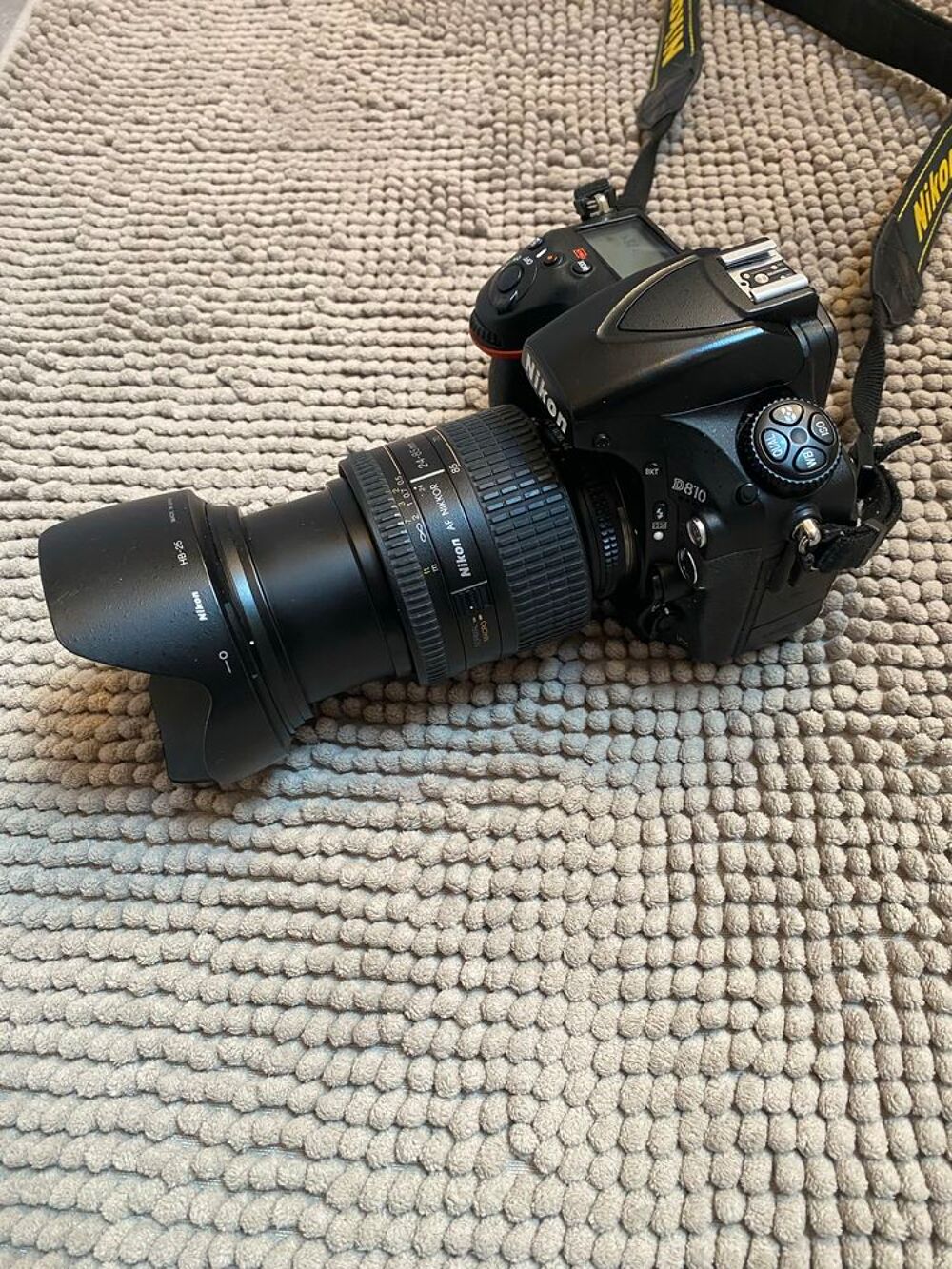 Appareil photo NIIKON D 810 Zoom NIKON AF NIKKOR IF ASPHERICAL MACRO (1:2) 0 72 24-85 mn 1:28-4 D Photos/Video/TV