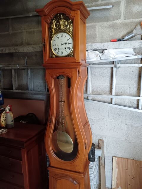 Horloge Murale Traditionnelle en Bois Sculpt 0 Roisel (80)