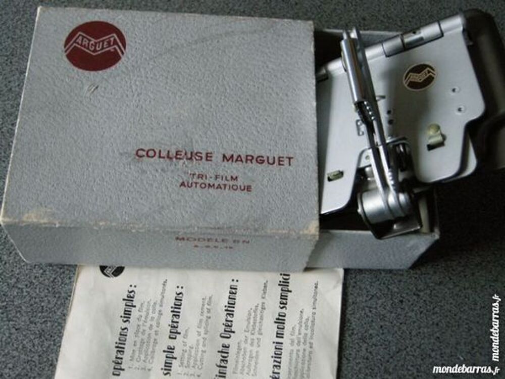 Colleuse MARGUET tri-film 8-9,5-16, a colle. Photos/Video/TV