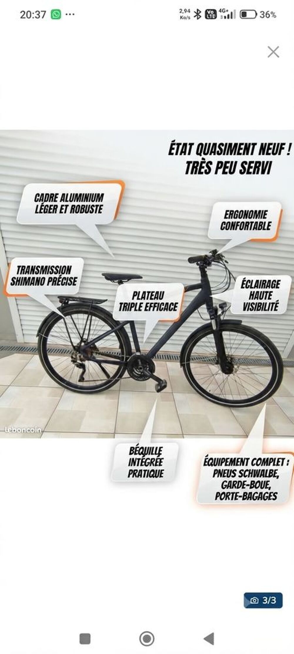 V&eacute;lo en tr&egrave;s bon &eacute;tat Vélos