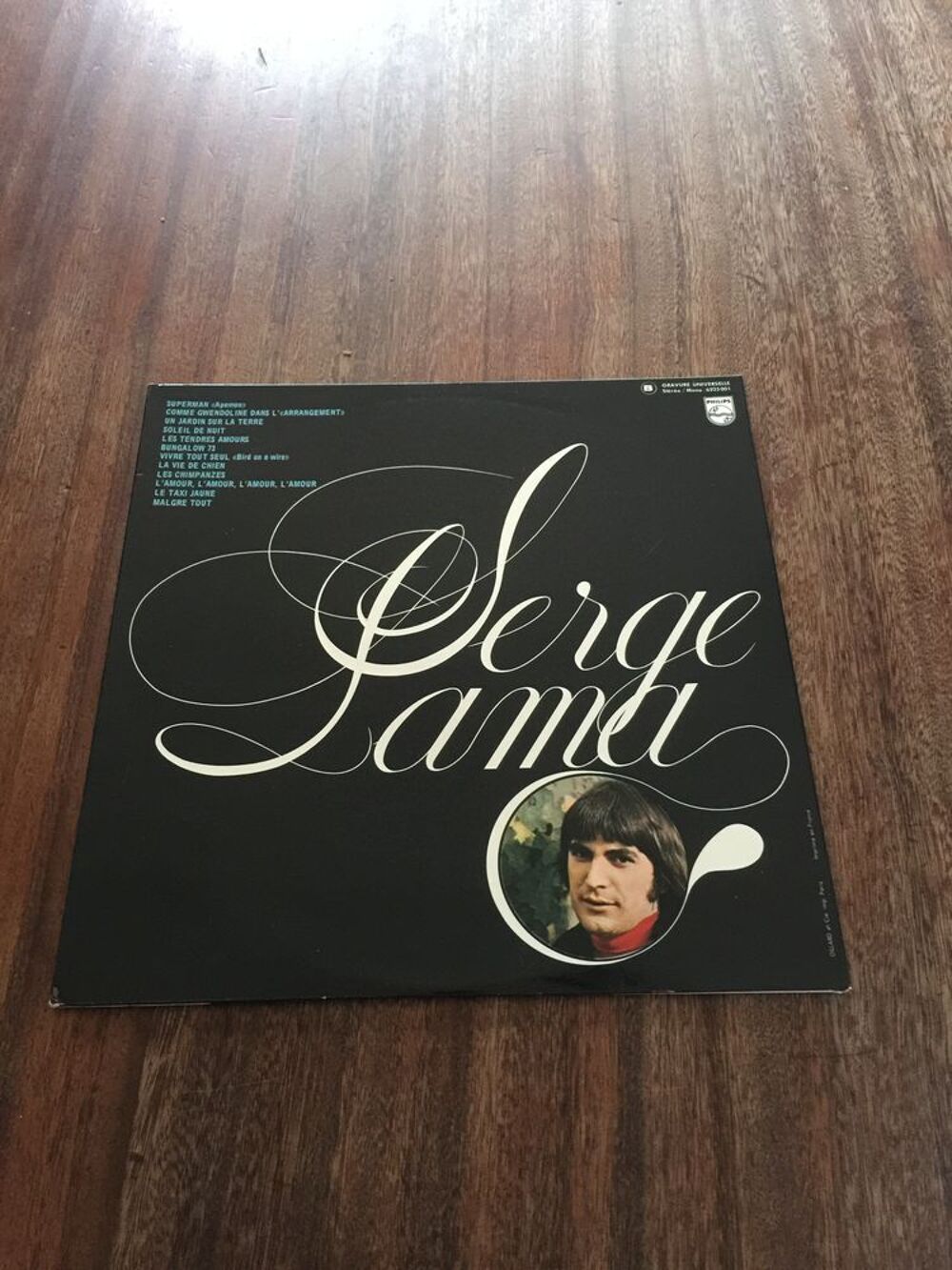 Vinyle 33 tours Serge Lama " Superman " CD et vinyles