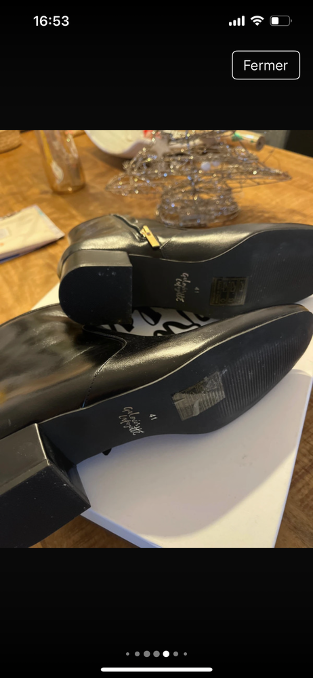 Jolies bottines galeries lafayette Chaussures