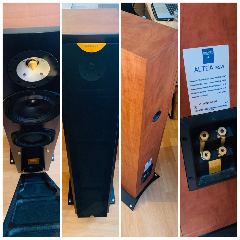Kit d'enceintes Triangle tr&egrave;s bon &eacute;tat Odyss&eacute;e Audio et hifi